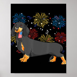 Cute Dachshund Doxie Lover Weiner Dog Mam Pap Kind Poster
