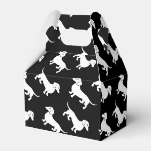 Cute Dachshund Doxie Pattern Bedankdoosjes