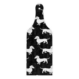 Cute Dachshund Doxie Pattern Snijplank