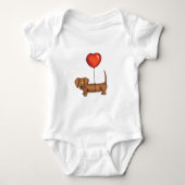 Cute Dachshund Gift Romper (Voorkant)