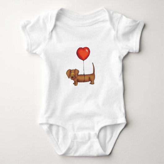 Cute Dachshund Gift Romper (Voorkant)