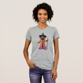 Cute Dachshund Halloween T-shirt (Voorkant volledig)
