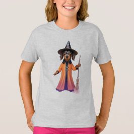 Cute Dachshund Halloween T-Shirt voor Kinderen