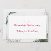 Cute Dachshund-kersthond Ik ben een goede Kaart ge (Achterkant)