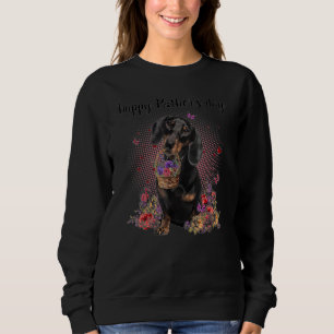Cute Dachshund Mam Flower Happy Moederdag Love Trui