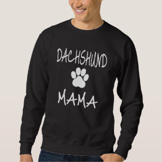 Cute Dachshund Mama Paw print ideeën voor vrouwen Trui