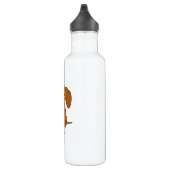 Cute Dachshund met aangepaste tekst Waterfles (Rechts)