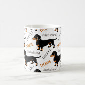Cute Dachshund of Doxie Pattern Koffiemok (Center)