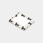 Cute Dachshund of Doxie Pattern Post-it® Notes (Schuin)