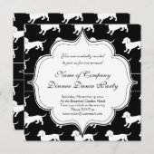 Cute Dachshund Pattern Kaart (Voorkant / Achterkant)