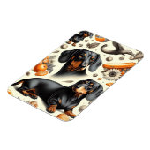 Cute Dachshund Pattern Magneet (Linkerzijde)