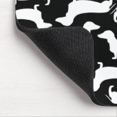 Cute Dachshund Pattern Perfect Gift for Doxie Love Muismat (Hoek)