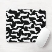 Cute Dachshund Pattern Perfect Gift for Doxie Love Muismat (Met muis)