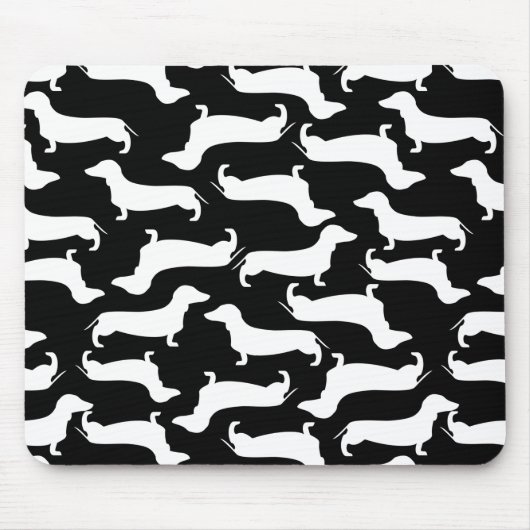 Cute Dachshund Pattern Perfect Gift for Doxie Love Muismat (Voorkant)