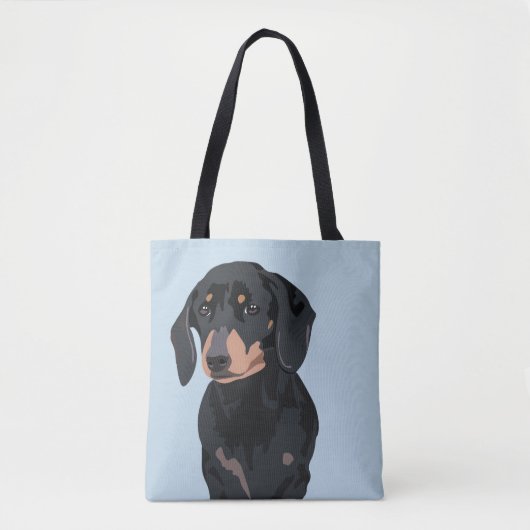 Cute Dachshund | Pet Sausage dog Tote Bag (Voorkant)