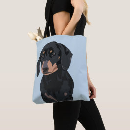 Cute Dachshund | Pet Sausage dog Tote Bag