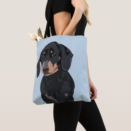 Cute Dachshund | Pet Sausage dog Tote Bag (Dichtbij)