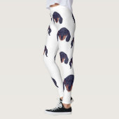 Cute Dachshund Portrait Leggings (Links)