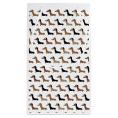 Cute Dachshund Sause Dog Gift Bag Klein Cadeauzakje (Achterkant)