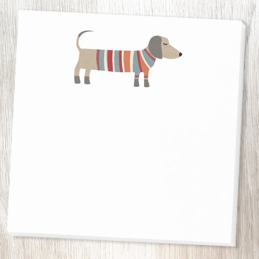 Cute Dachshund Sause Dog Post-it® Notes