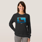 Cute Dachshund T-shirt (Voorkant volledig)