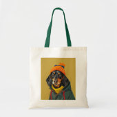 Cute Dachshund Tote Bag (Voorkant)