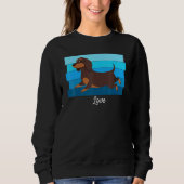 Cute Dachshund Trui (Voorkant)