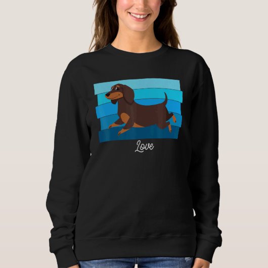 Cute Dachshund Trui (Voorkant)