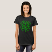 Cute Dachshund Wiener Dog Shamrock C Saint Patrick T-shirt (Voorkant volledig)