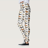 Cute Dachshund Wiener Dogs  Yoga Leggings (Links)