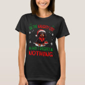 Cute Dachshund Wiener Doxie Dog Dog Christmas On T T-shirt (Voorkant)