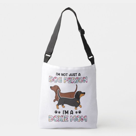 Cute Dachshund Wiener Doxies Dog Mama Crossbody Tas (Voorkant)
