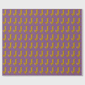 Cute Dachshund Wrapping Paper Cadeaupapier (Vlak)