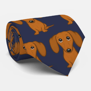 Cute Dachshunds Pattern   Wiener Hondenliefhebber Stropdas