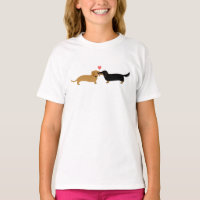 Cute Dachshunds Smooch | Wiener Dogs Love