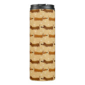 Cute Dachshunds Tumbler Thermosbeker (Achterkant)