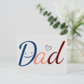 Cute Dad Briefkaart (Staand voorkant)