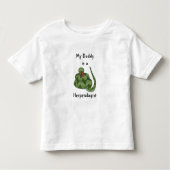 Cute Dad is een Herpetoloog Snake Lover Kinder Kinder Shirts (Voorkant)