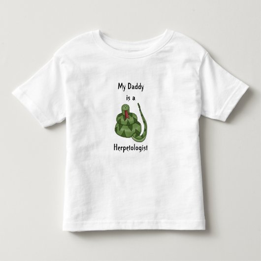 Cute Dad is een Herpetoloog Snake Lover Kinder Shirts (Voorkant)