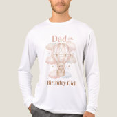 Cute Dad of the Bearly Birthday T-Shirt (Voorkant volledig)