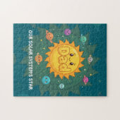 Cute Dad Solar System Star Space Cartoon Legpuzzel (Horizontaal)