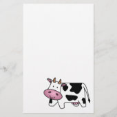 Cute Dairy Cow Briefpapier (Voorkant)