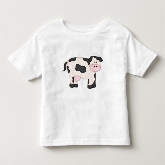 Cute Dairy Cow Kinder Shirts (Voorkant)