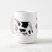 Cute Dairy Cow Koffiemok (Voorkant links)