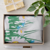 Cute Daisy Field Flowers Decoupage Tissuepapier (Geschenk)