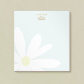 Cute Daisy Floral - Gepersonaliseerd Blocnote