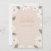 Cute Daisy Flower Bridal Shower Kaart (Voorkant)