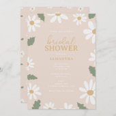 Cute Daisy Flower Bridal Shower Kaart (Voorkant / Achterkant)