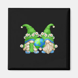 Cute Daisy Flower Hippie Couple voor mam en pap ee Magneet