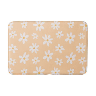 Cute Daisy Flower Pattern Badmat